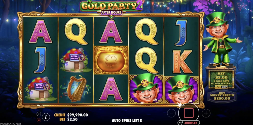 Gold Party 2 After Hours Slot