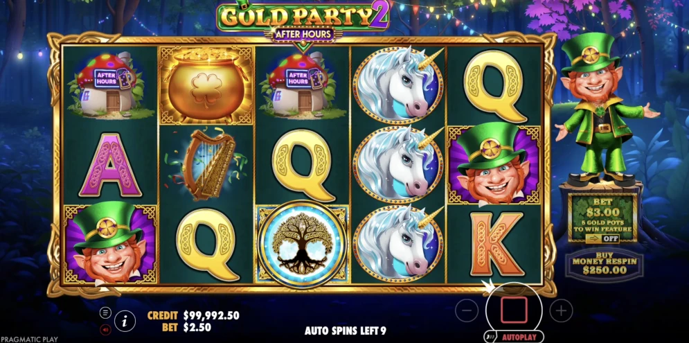 Gold Party 2 After Hours Slot