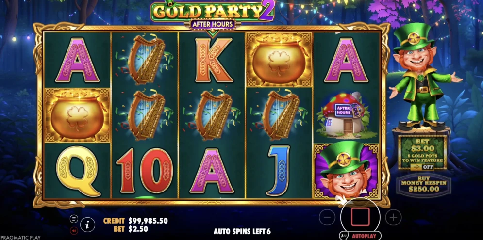 Gold Party 2 After Hours Slot