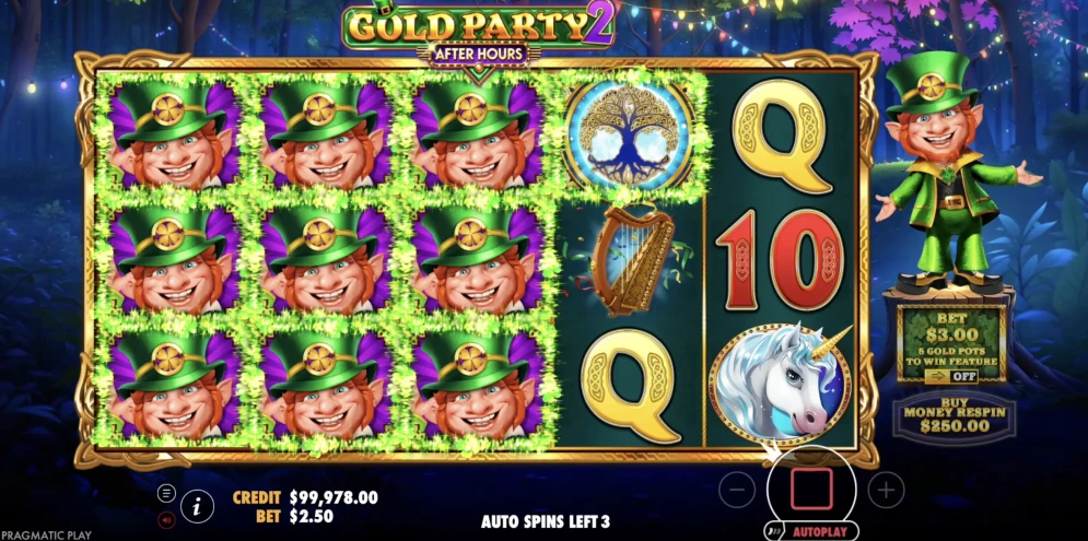 Gold Party 2 After Hours Slot